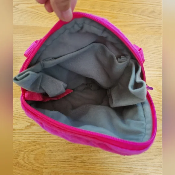 Nintendo Switch Splatoon 2 Hori Pink Squid Plush Pouch With Shoulder Strap - Picture 4 of 7